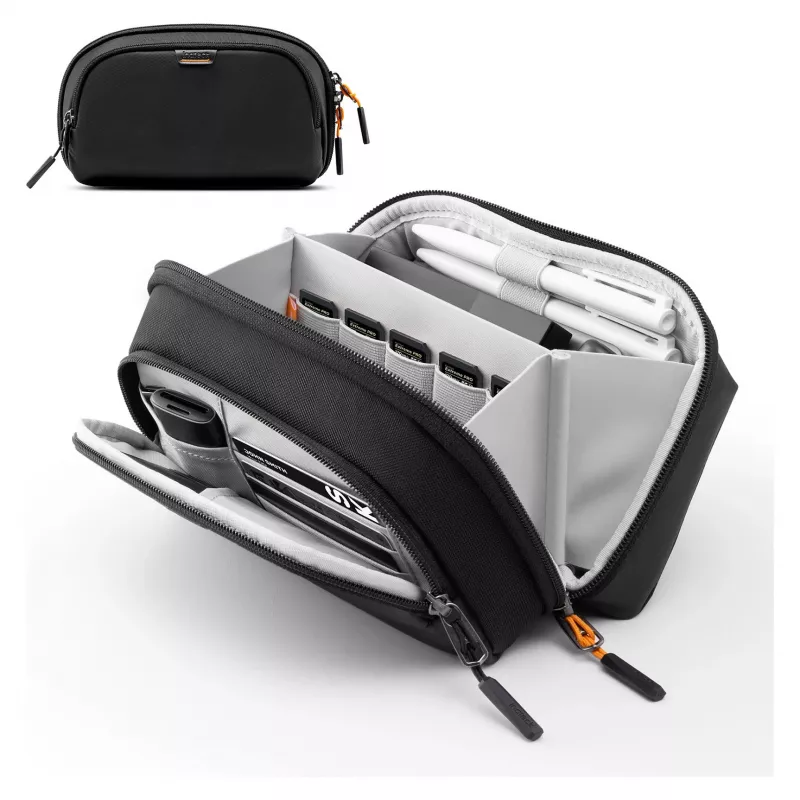 Kabeltasche Inateck AB03011 Schwarz — Organizer-Tasche 23,5×14×9,5 cm