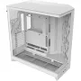 PC-Gehäuse NZXT H9 Flow Midi Tower Weiß – ATX/EATX/Micro ATX/Mini-ITX, 3x140mm vorne, 1x120mm hinten, 2x3,5 Zoll & 6x2,5 Zoll Schächte, gehärtetes Glas