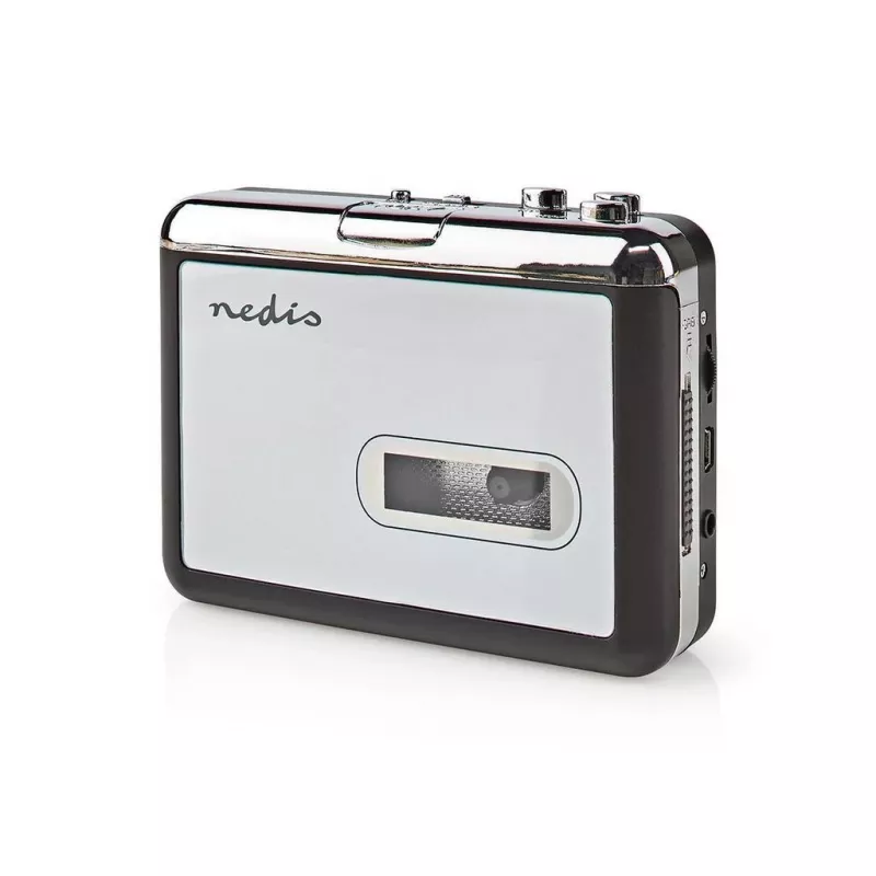 Kassettenkonverter Nedis ACGRU100GY USB / 3,5 mm USB/batteriebetrieben Grau