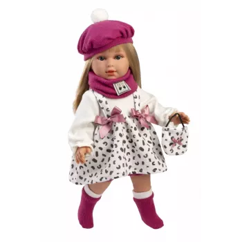 Puppe Llorens Carla 40 cm — realistische Gesichtszüge, weicher Körper