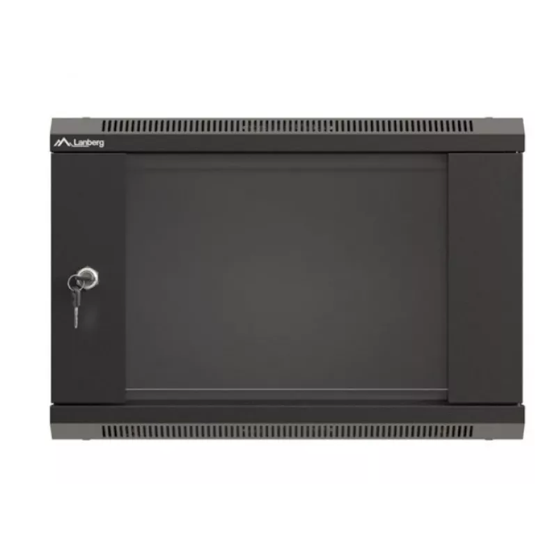 Wandmontierter Rack-Schrank LANBERG WF03-5306-10B 6U, 60 kg, Schlüsselschloss, schwarz