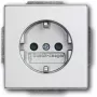 BUSCH JAEGER 2013-0-5272 - CEE 7/3 - 2P+E - Silber - 250 V - 16 A - 63 mm