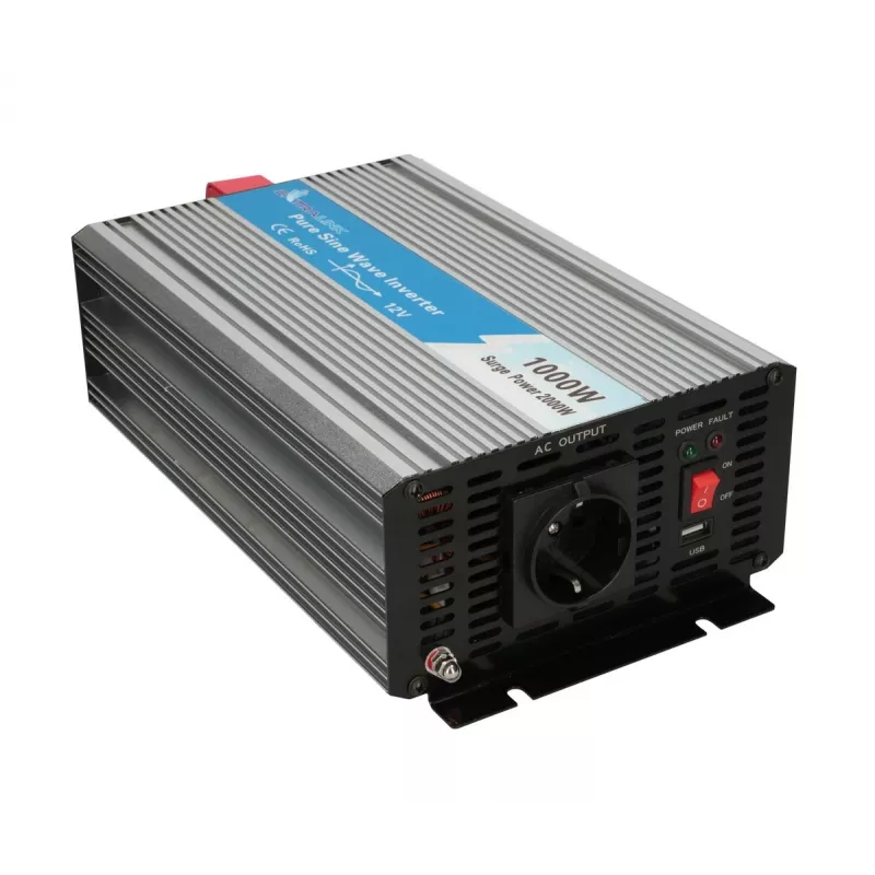Spannungswandler Extralink OPIP-1000W 12V 230V 1000W reine Sinuswelle