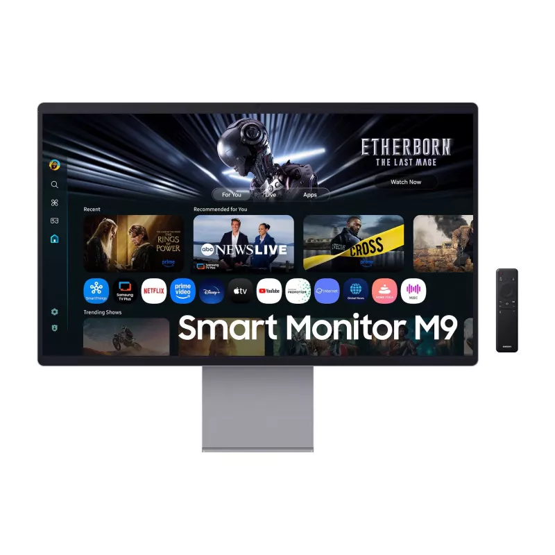Samsung M90SF Computermonitor 81,3 cm (32 Zoll) 3840 x 2160 Pixel 4K Ultra HD OLED Silber