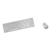 CHERRY DW 9100 schlank Tastatur Maus enthalten Universal RF Wireless + Bluetooth Tschechisch, Slowakisch Silber