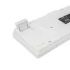 Tastatur White Shark RONIN Weiß USB QWERTY 68 Tasten LED