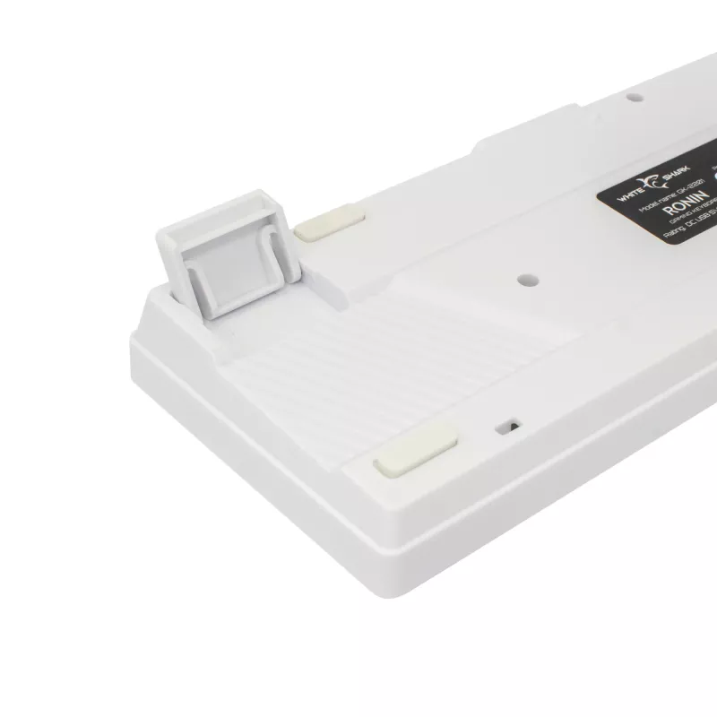 Tastatur White Shark RONIN Weiß USB QWERTY 68 Tasten LED