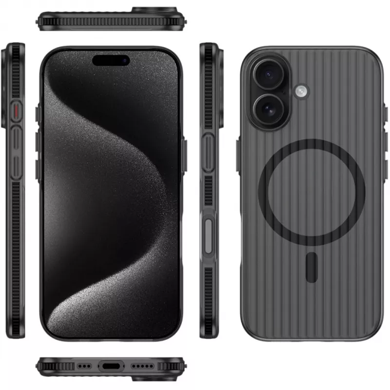 Cover 4smarts 541639 für iPhone 17 16 cm (6,3 Zoll) Schwarz Transparent