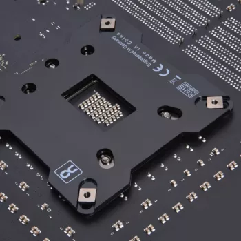 Backplate Alphacool 13071 Edelstahl Schwarz 90mm
