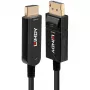 Lindy 10m Fibre Optic Hybrid DisplayPort 1.2 zu HDMI 18G Kabel