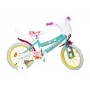 Kinderfahrrad Toimsa TOI1698 16 Zoll mit Peppa Pig-Grafiken, geeignet für Alter 3–6