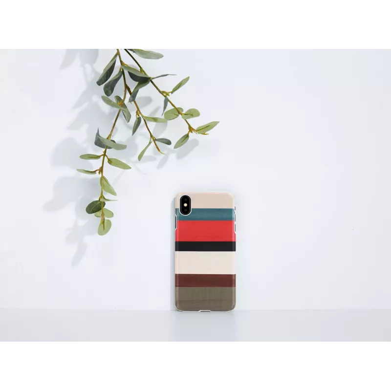 Smartphone-Hülle man and wood für iPhone X/XS — Corallina White