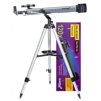Levenhuk Blitz 60 Base Refraktor 120x Grau