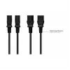 Good Connections Schutzkontaktstecker auf C13 schwarz 3m