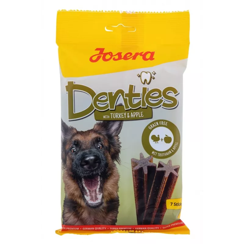 JOSERA Denties Truthahn mit Apfel - Hundesnack - 180g