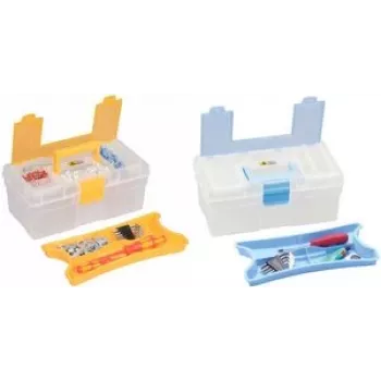 Aufbewahrungsbox allit McPlus Clear 12.5, Polypropylen (PP), blau, transparent, Modell 416401