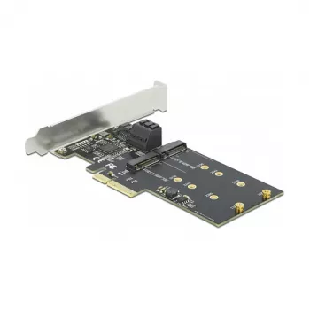 SATA- und M.2-PCI-Express-Karte DeLOCK 3 Port SATA und 2 Slot M.2 Key B
