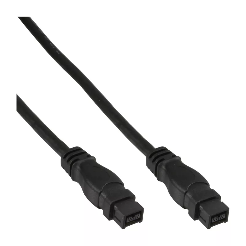 FireWire-800-Kabel InLine 39902 1,8 m Stecker/Stecker Schwarz