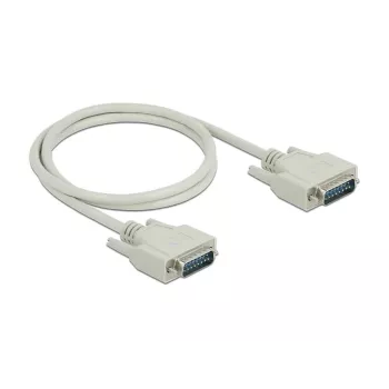Serielles Kabel DeLOCK 85975 Beige 1m Sub-D15