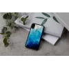 iKins Handyhülle für iPhone XR – blau see außen, schwarz innen