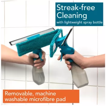 Fensterreinigung 2-in-1 Spray Beldray LA024275TQEU7 – Sprüh- und Abzieherwerkzeug