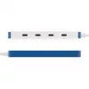 Hyper HyperDrive Flex 4-Port USB-C Hub, Weiß/Blau | HD5201BUGL