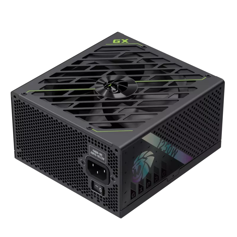 Gamemax Netzteil, 80 PLUS, Gold | GX PRO 1250G | 1250 W | Vollmodular