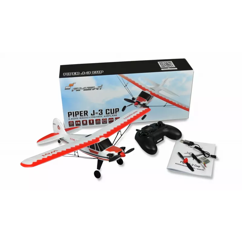 Amewi Piper J-3 CUP Elektromotor 500 mAh 60 g