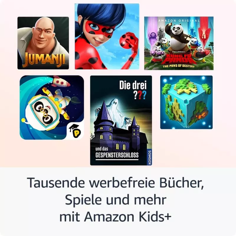 Amazon | Fire HD 8 Kids Pro (2024) | Pink | 1280 x 800 Pixel | 32 GB | Wi-Fi | 802.11ac | Bluetooth-Version 5.2