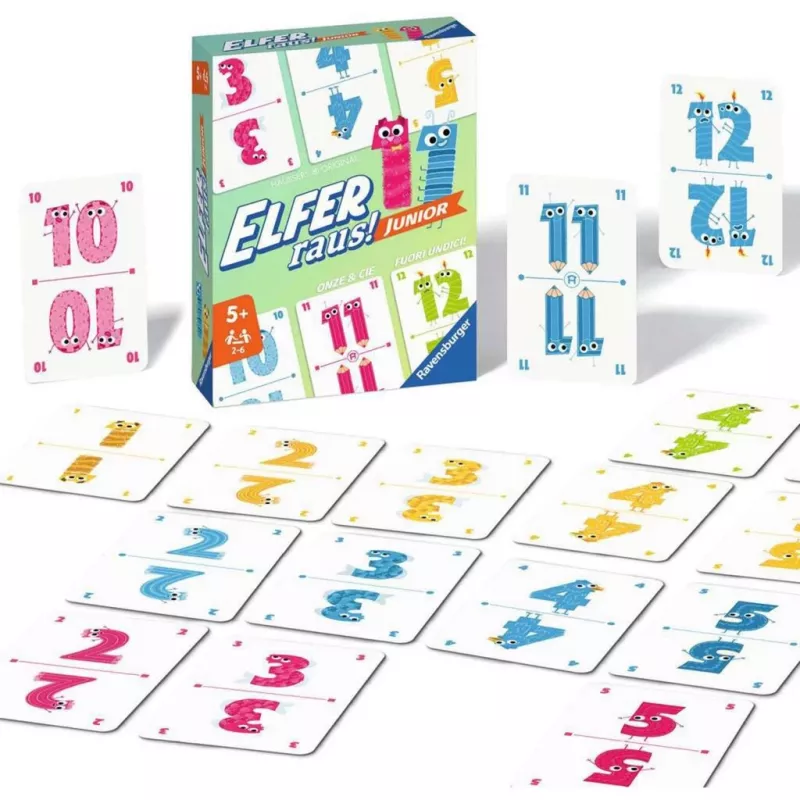 Elfer raus Junior, Kartenspiel