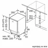 Einbau-Geschirrspüler Bosch SPV4EKX24E, 9 Maßgedecke, 44 dB