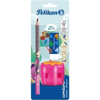 Pelikan Lernbleistift-Set Combino BS, Rad., Ansp., pink (821612)