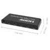 Qoltec 51799 Aktiver HDMI-Splitter 4 x HDMI 4K x 2K | 6 Gb/s | 60 Hz