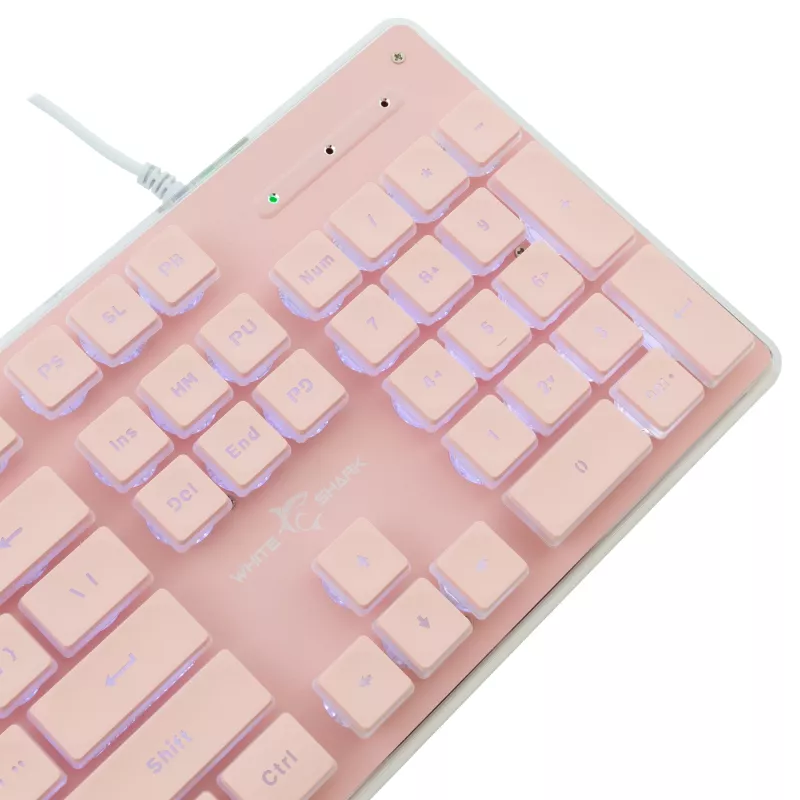 Gaming-Maus White Shark Tachi GK-003441, ergonomisches Design, RGB-Beleuchtung, kabelgebunden