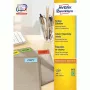 Selbstklebendes Druckeretikett AVERY 3472 Grün 210 x 297 mm