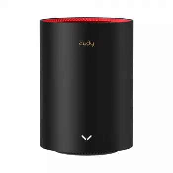 Cudy M3000 2er-Pack Dualband (2,4 GHz / 5 GHz) Wi-Fi 6 (802.11ax) Schwarz, Rot 1 Intern
