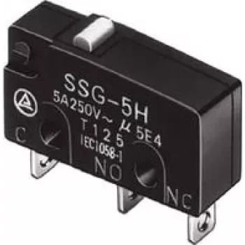 Omron SSG-5L2H Mikroschalter 14 V/DC 5 A 1 x Ein/(Ein) 1 Stück Beutel