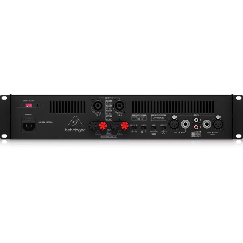 Behringer KM750 Audioverstärker 2.1-Kanäle Schwarz