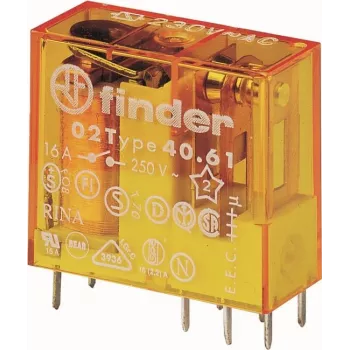 Finder Steck-/PCB-Relais 1 Wechsler für 16A Spule 230V AC (406182301000)