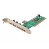 LogiLink PC0028 USB 2.0 PCI-Karte, 4 externe + 1 interner Port