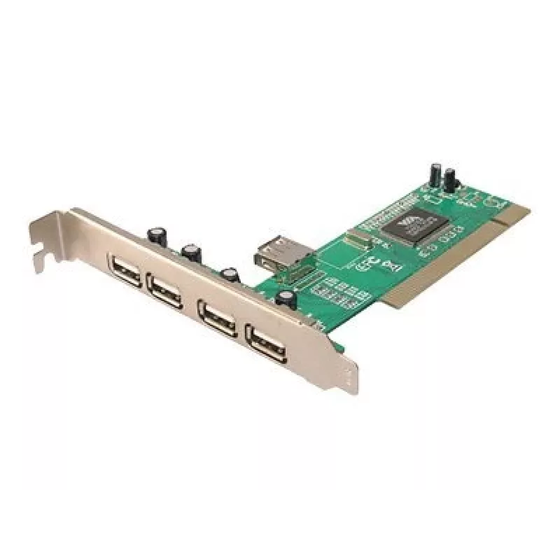 LogiLink PC0028 USB 2.0 PCI-Karte, 4 externe + 1 interner Port