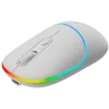 Canyon MW-22 CNS-CMSW22SW Maus – 2-in-1 Bluetooth/2,4 GHz – optisch – 800/1200/1600 DPI – 4 Tasten – RGB-Beleuchtung – wiederaufladbar – Schneeweiß