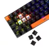 Mechanische Tastatur Baracuda Dolphin Schwarz US-Layout mit Blue-Switches