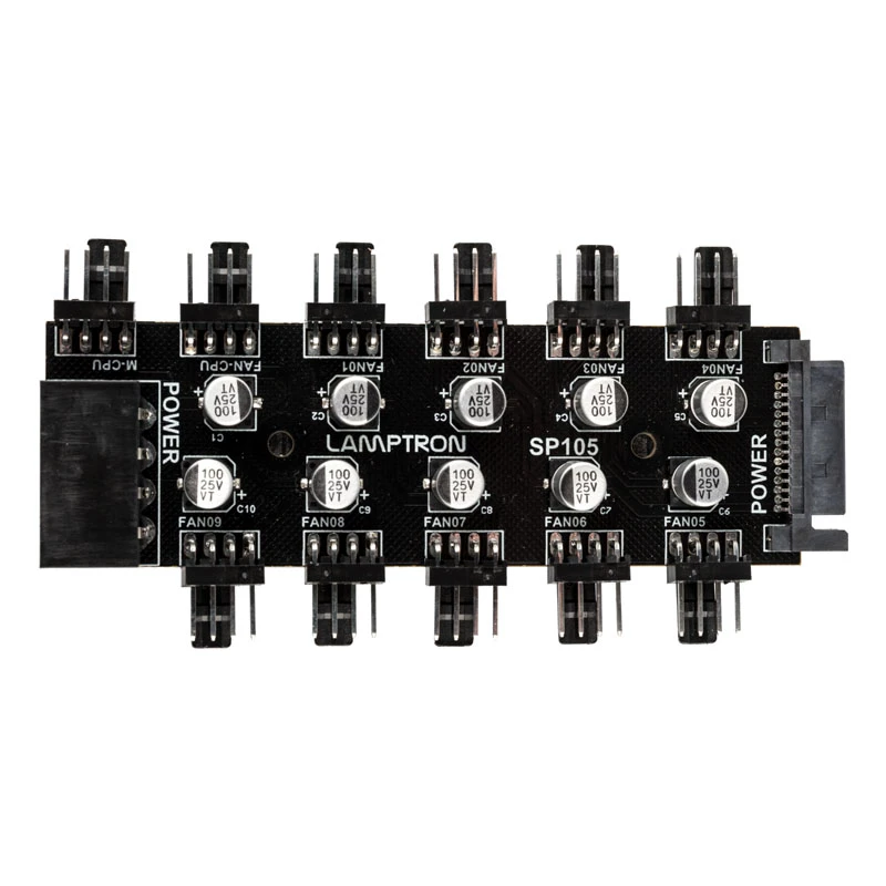 Lamptron SP105 10-fach PWM-Lüfter-Hub