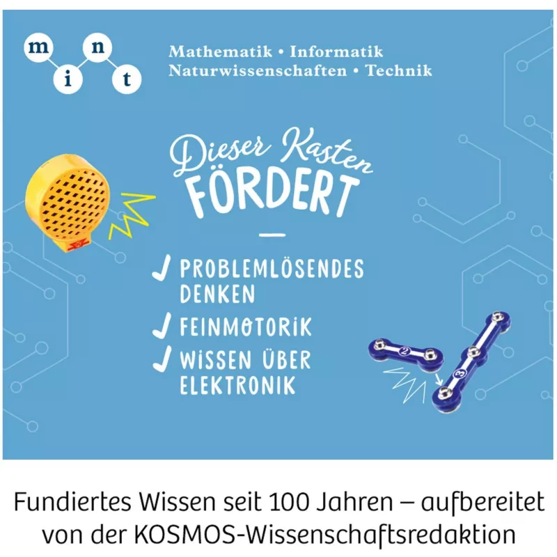 Kosmos Easy Elektro - Big Fun, Elektronik-Bausatz, Elektrizität, 8 Jahre, Mehrfarbig