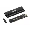 SSD-Gehäuse IBOX HD-07 für 1x M.2-Laufwerk, USB 3.2 Gen 2 (10 Gbit/s), USB-C, schwarz