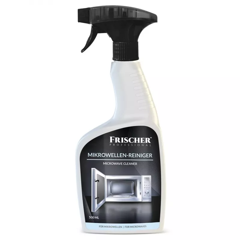 Mikrowellen-Reinigungsflüssigkeit FRISCHER FR00001_500 0,5 L – für Fett und Speisereste im Innenraum