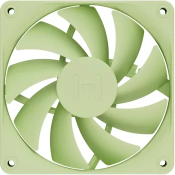 Computer-Kühllüfter HYTE FA12-MM-4 120 mm, 1500 U/min, 72 m³/h, 1,6 mmH₂O, Fluiddynamiklager, grün, 4er-Pack