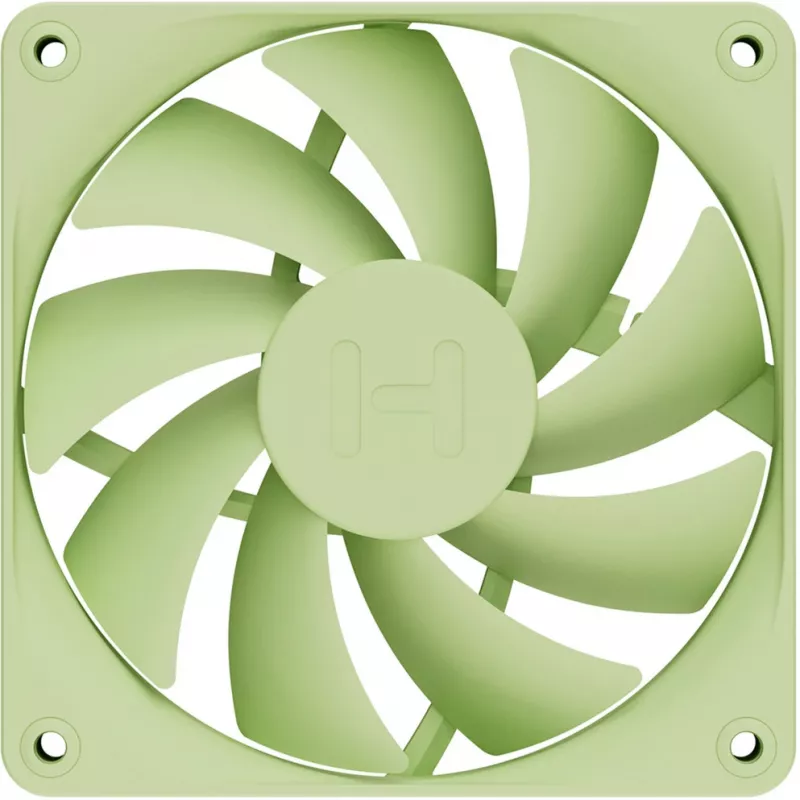 Computer-Kühllüfter HYTE FA12-MM-4 120 mm, 1500 U/min, 72 m³/h, 1,6 mmH₂O, Fluiddynamiklager, grün, 4er-Pack