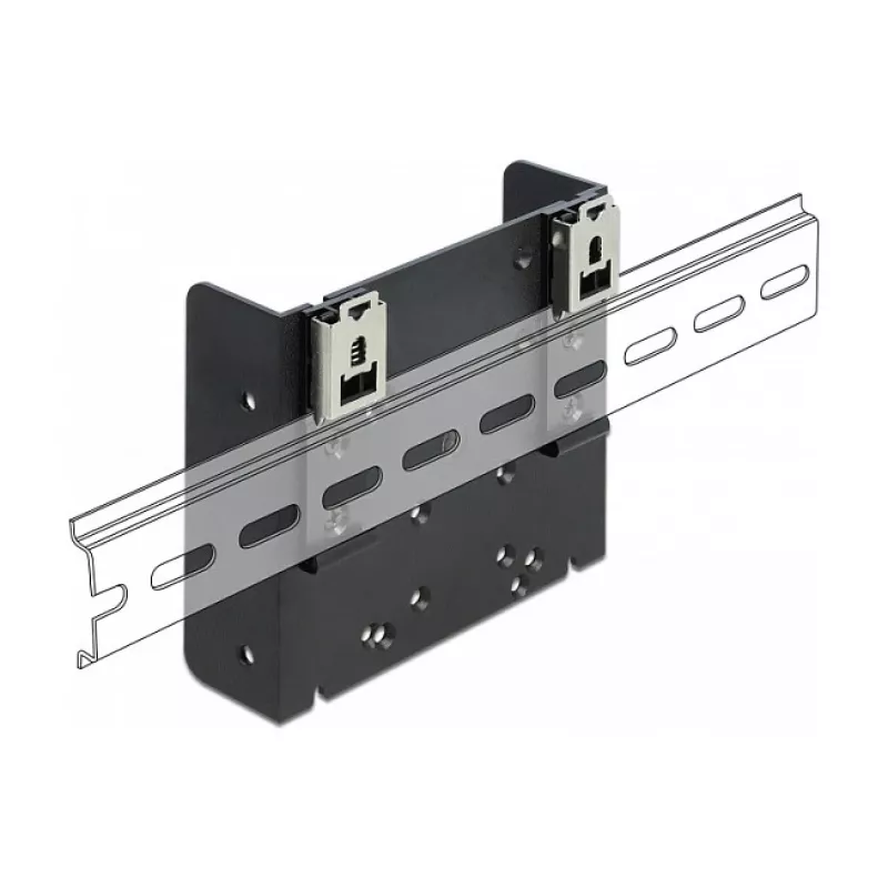Montageset DeLOCK 66292 Schwarz ABS-Kunststoff
